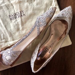 Gigi Crystal Pointy Toe Flats